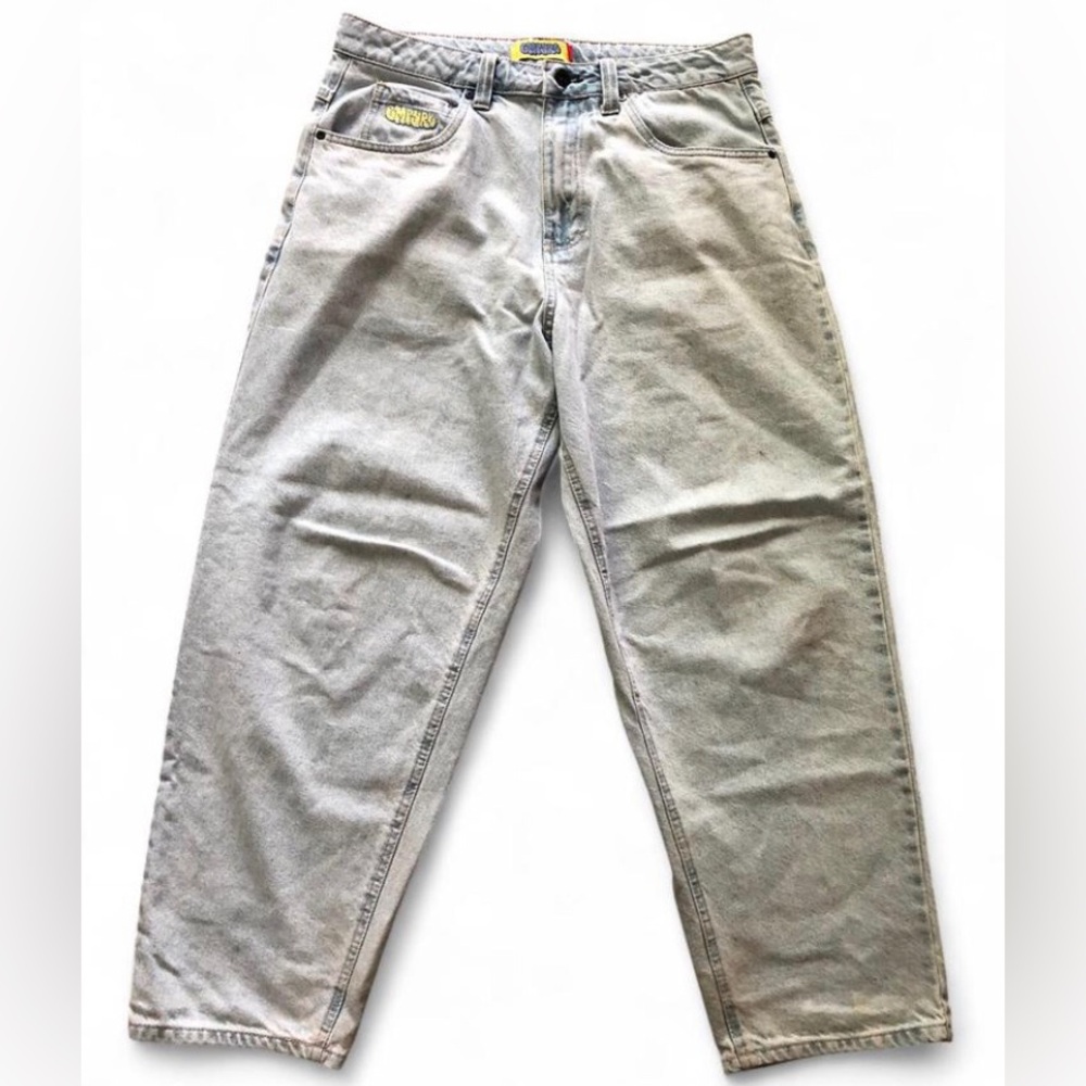 Empyre Light Wash Ultra Loose Fit Men’s Jeans, Size 30